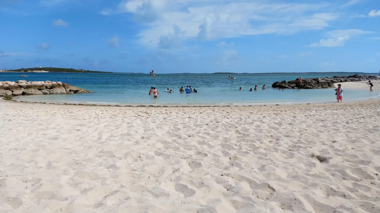 Las aguas turquesas de CocoCay, Bahamas