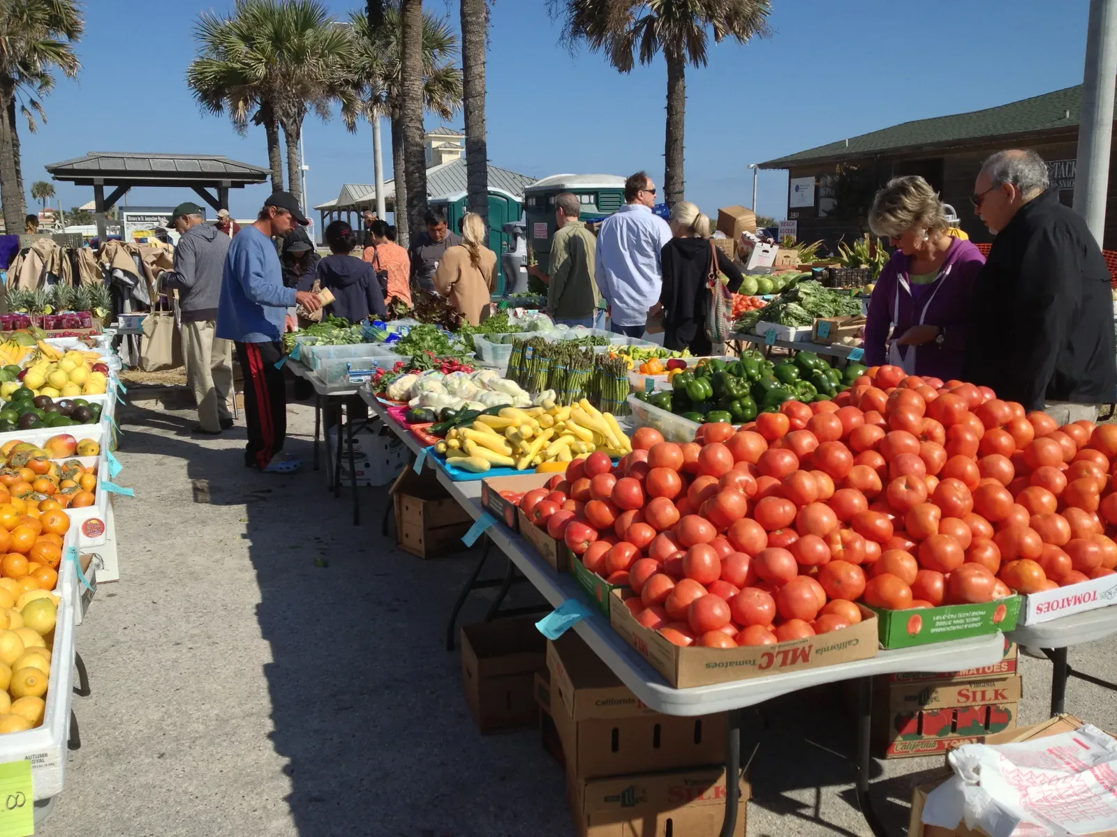 Feria de frutas y verduras en Saint Augustine Beach